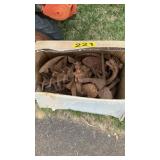 Box of high wheel cultivator parts