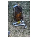 2 Grease guns and Grease Bucket