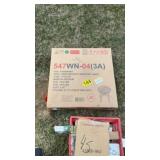 Dark walnut end table