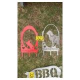 Metal Art - Dog & Cat - In Loving Memory