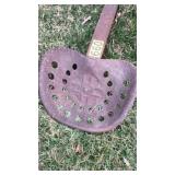 Metal tractor seat