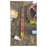 Tractor three-point hitch toolbar