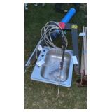 Scrap lot w/ Stainless Steel Sink