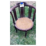 Canvas seat chair