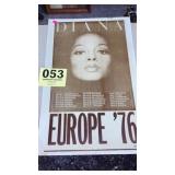 Concert poster Diana Ross