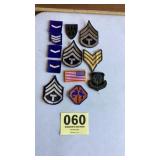 Military patch lot