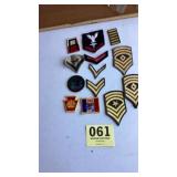 Military patch lot