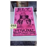 Concert poster Sly and the family stone