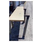 Sawhorses and countertop