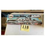 Iron Duke battleship MPC model