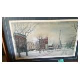 Jeffrey Lynch signed a number print