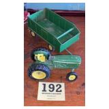 John Deere toy tractor