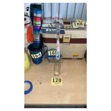 Diet Pepsi bottle, art deco melted, and stretched