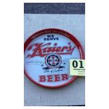 Kaiser Mahanoy City PA beer tray