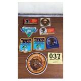 Hunting, fishing club stickers