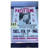 Concert poster Patsy Cline