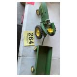John Deere tractor and wagon