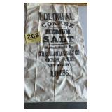 Colonial course salt bag