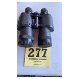 Non-prismatic binoculars