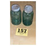 Ball jars with zinc lids