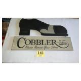 Cobbler/shoe store sign 1960s