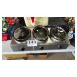 Bella mini crockpot buffet stand