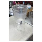 Large plastic drink dispenser