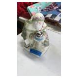 Santa Claus cookie jar false craft 14 inch