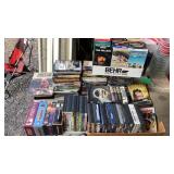 DVDs and VHS tapes