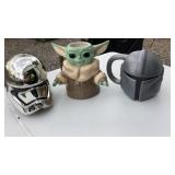 3 Star Wars mugs