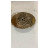 Mason is Brass Belt Buckle