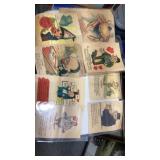 8 vintage prints