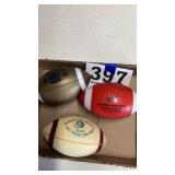 Advertising high school footballs