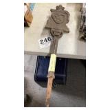 Cast iron, POS of A grave marker