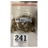 100 9 mm brass
