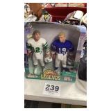 Joe Nemeth, and Johnny Unitas action figures