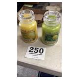 Two yankee candles