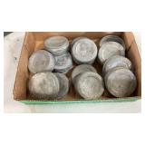 13 Tin jar lids