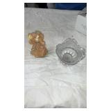 Tea light candle holder, and angel of energy home