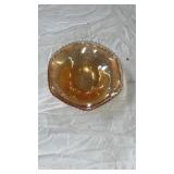 Carnival glass candy dish