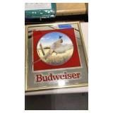 Budweiser pheasant framed advertising