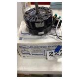 Replacement electric motor for power vents