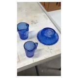 Shirley Temple pitcher cup and bowl