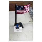 American flag that plays the national anthem and