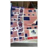 Patriotic color clings lot