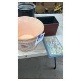 Planter case and recipe book miscellaneous lot