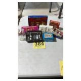 Pepsi bottles and variety of salt/pepper shakers