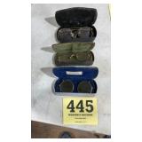 Lot of  Vintage Eyeglasses in hardcases
