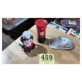 Bank, Betty Boop Coca-Cola and butter dish