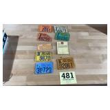 Old hunting license lot looks to be from the